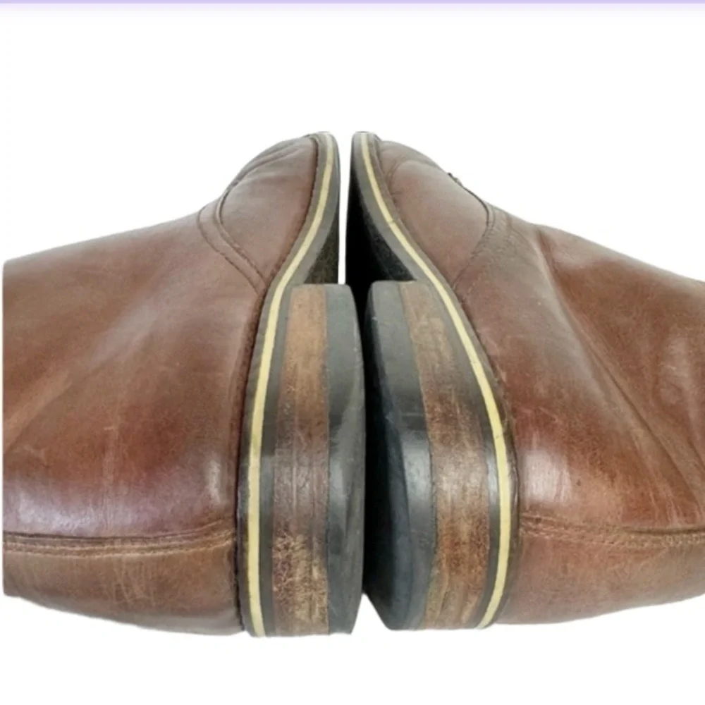 Alfani Jason Brown Leather Chukka Boots Sz 10 Business Everyday Corporate